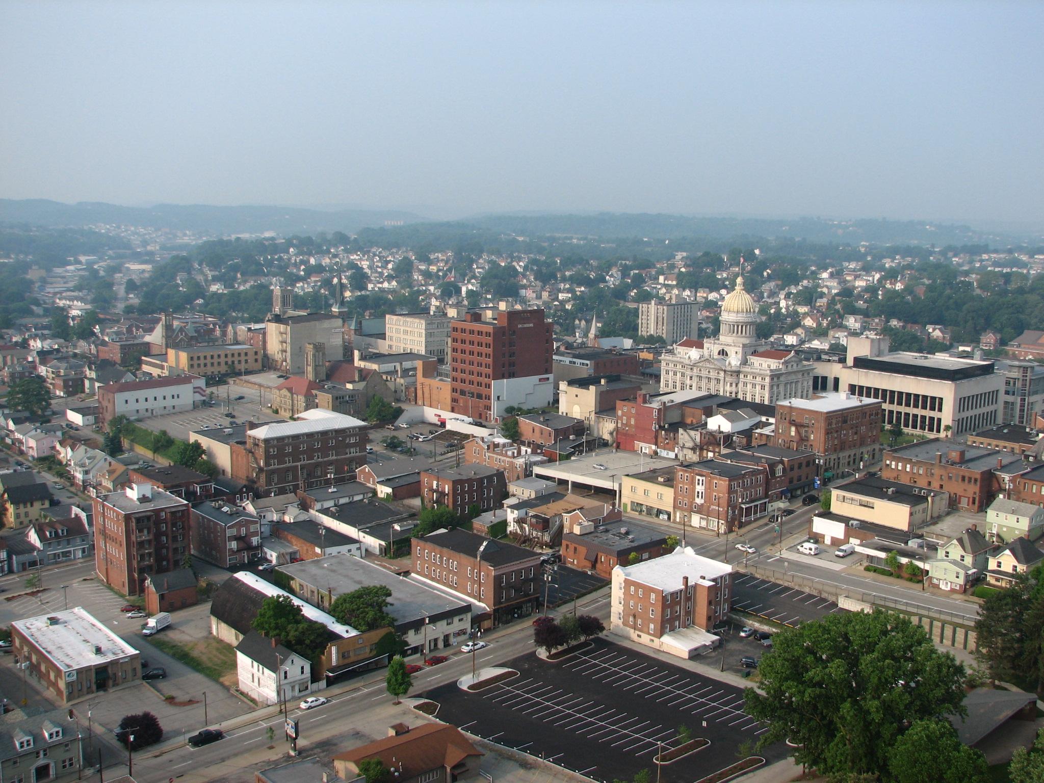 Greensburg, Pennsylvania aerial view