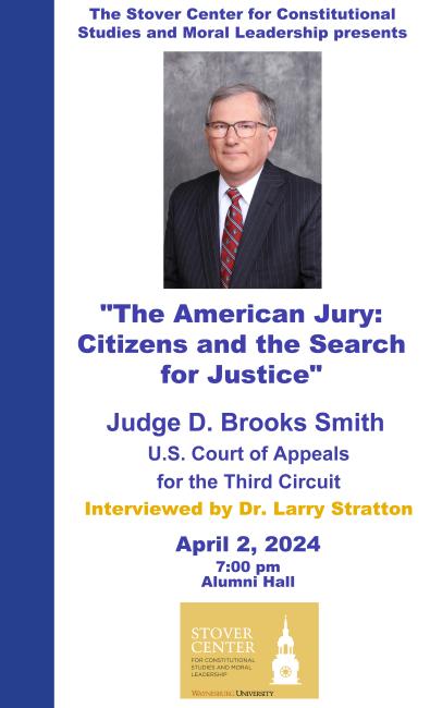 The American Jury: Citizens & the Search for Justice lecture flyer